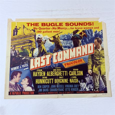 Last Command Original 22x28” Movie Poster