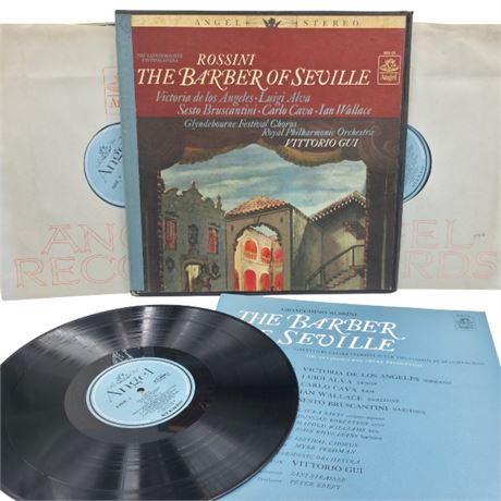 3 LP Set, Royal Philharmonic Orchestra "Rossini, The Barber of Seville"