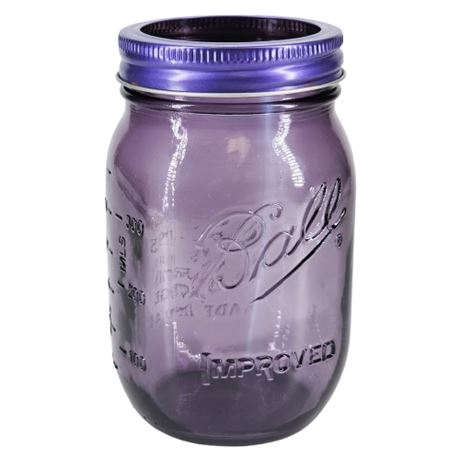 Limited Edition BALL 100th Anniversary Purple Glass Canning Jar