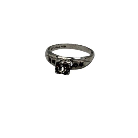 Sterling Silver Ring with CZ
