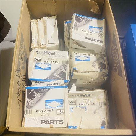 26 NOS Diamond S35-2x100P Motorcycle Chains