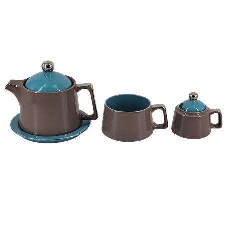 Classic Coffee & Tea - Sugar Jar / Tea Cup & Saucer / Teapot