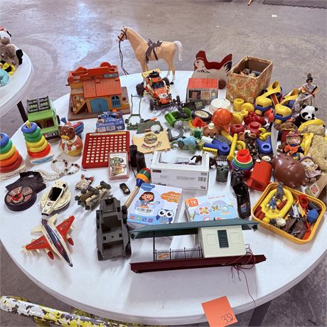 MASSIVE Vintage Toy Table Lot