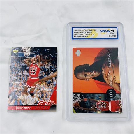 2 Michael Jordan Cards