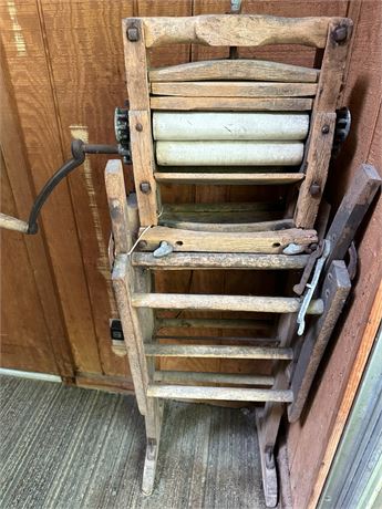 Antique Folding Washing Bench