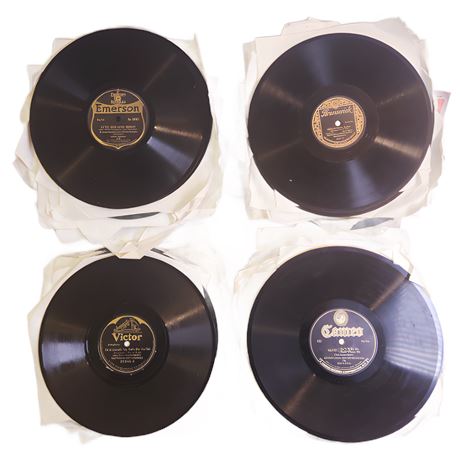 Large Antique Vinyl / Record Lot, 78rpm