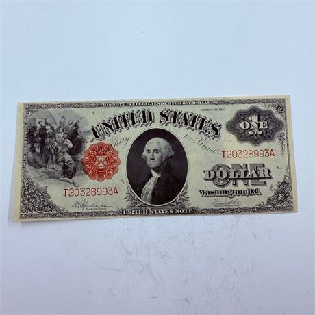 AU 1917 $1 Legal Tender Note