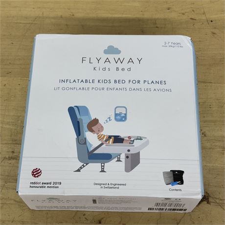 Flyaway Inflatable Kids Bed For Planes