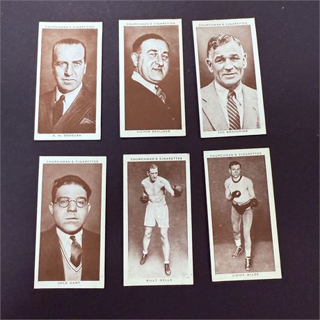 1938 Churchman’s Tobacco Boxing Lot