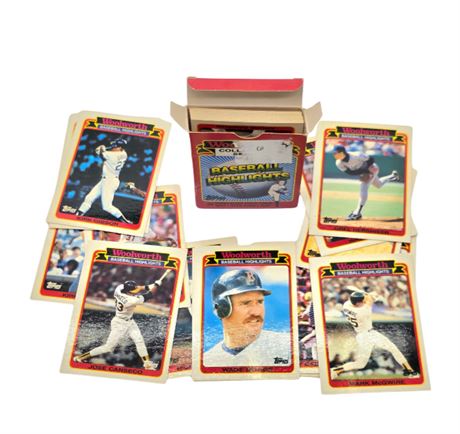 1989 Topps Woolworth Baseball Highlights