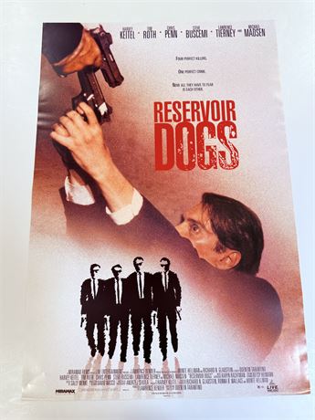 Reservoir Dogs Original Rolled 27x40 Movie Poster