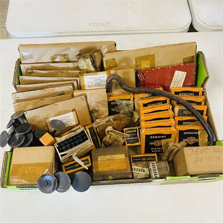 NOS WWII Military Surplus Harley Davidson Parts Lot