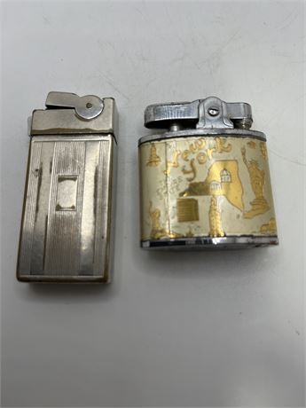 Set of two Vintage cigarette lighters lot
