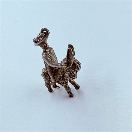 6g Sterling Donkey Pendant / Charm