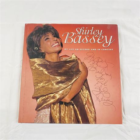 Signed Shirley Bassey Book, Hardcover