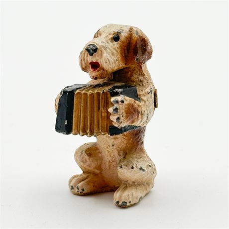 Vienna Bronze Vintage Cold-Painted Dog Figurine
