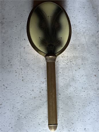 Art deco hand held  hairbrush