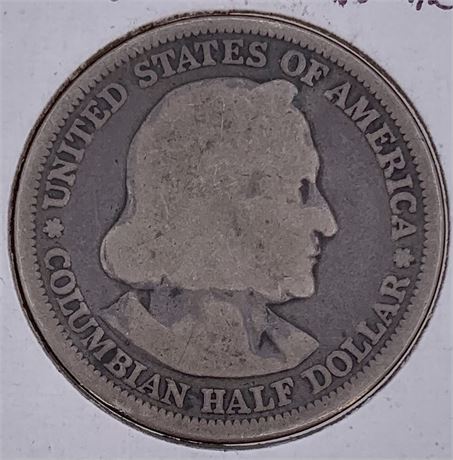 1893 Colombian Exposition Commemorative US Half Dollar Coin