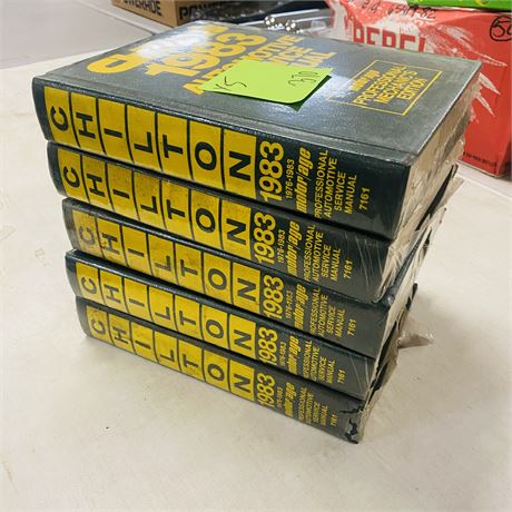 5 NOS Chilton’s Service Manual