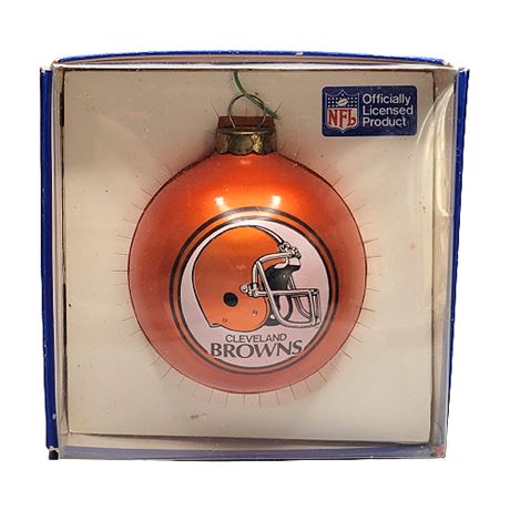 Vintage Cleveland Browns Christmas Ornament