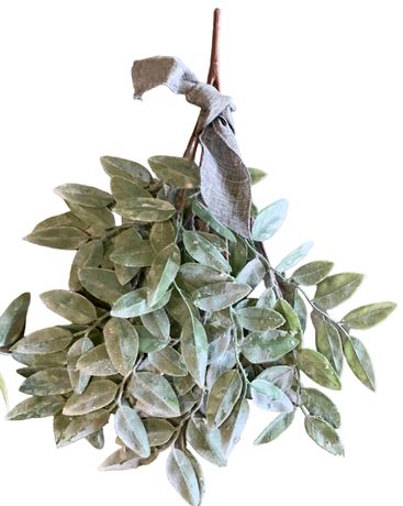5 pc Snowy Sage Leaf 20” Greenery Swags