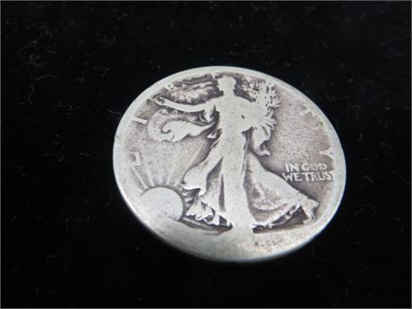 1918 S Walking Liberty Half Silver Dollar