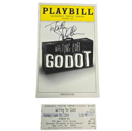 John Goodman Autographed "Waiting for Godot" Broadway Playbill