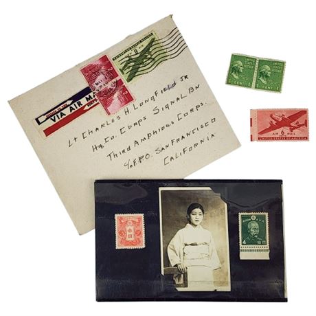 Vintage Cancelled and Un-Cancelled Stamps