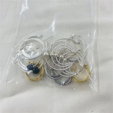 Costume Earring Lot - All Matching Pairs in Excellent Condition