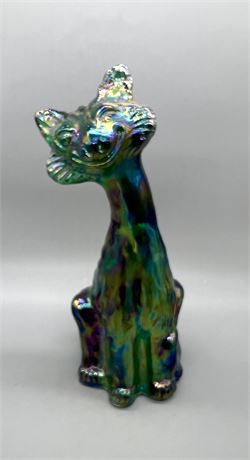 Fenton Emerald Green Carnival Alley Cat