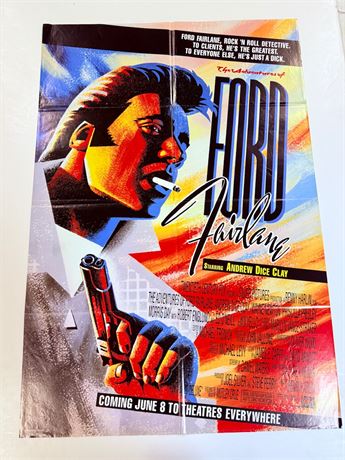 Ford Fairlane Original DS 27x40 Movie Poster