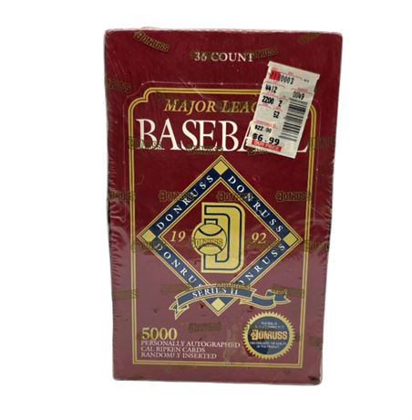 1992 Donruss Sealed Box of Baseball Cards