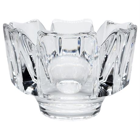 Signed Orrefors "Corona" Crystal Bowl