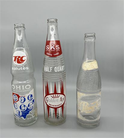 3 Vintage Bottles