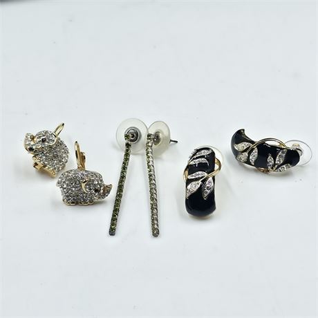 Lot of Vtg. Post Earrings