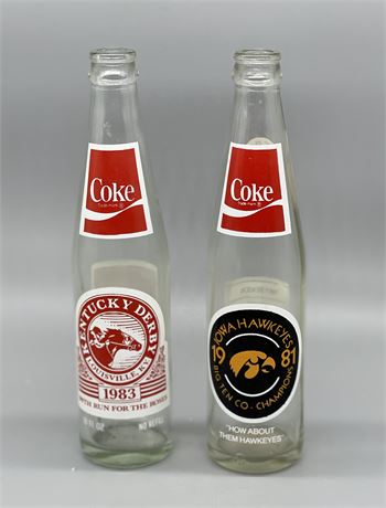 Pair Coca Cola Bottles A