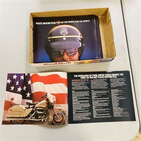 20 NOS 1982 Harley Davidson Police Advertisement
