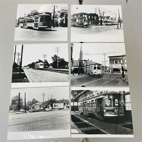 6 Vintage Cleveland Train Photographs
