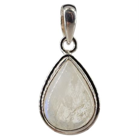 Vintage Sterling Silver Moonstone Pendant