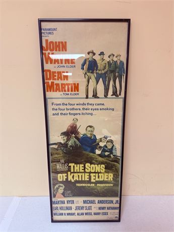 Sons of Katie Elder Original Framed Movie Poster