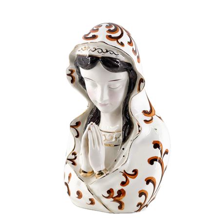 Vintage Ardault Porcelain Madonna Bust Figure