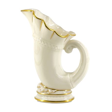 Vintage Lenox Cornucopia Horn of Plenty Vase