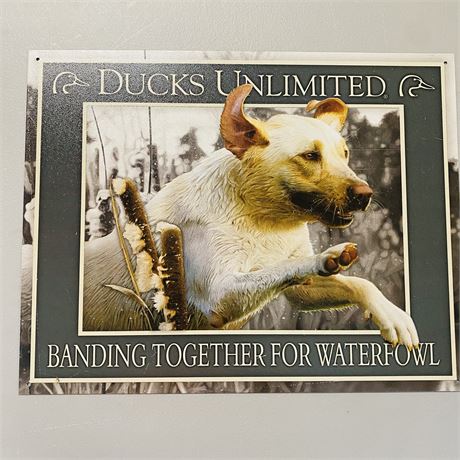 12.5x16” Ducks Unlimited Metal Sign