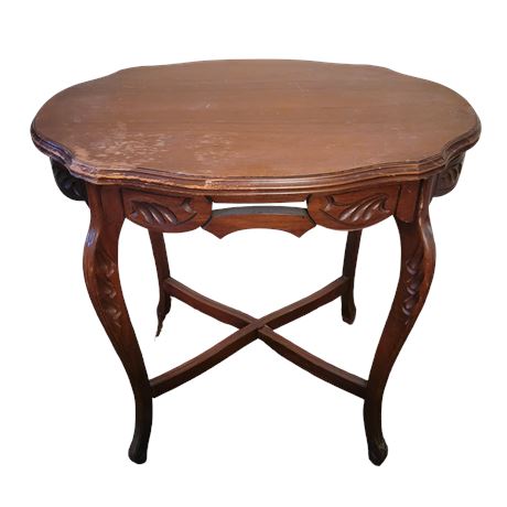 Antique Country French Provincial Accent Table