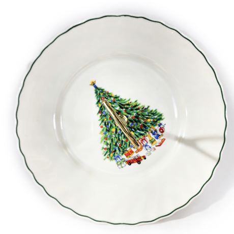 Christmas Tidbit Porcelain Appetizer Tray