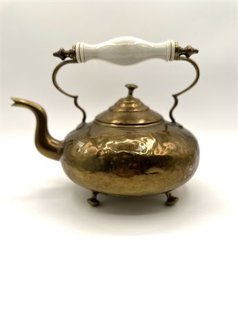 Decorative Brass Tea Pot