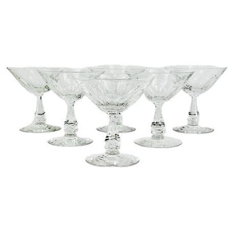 Set of Tiffin-Franciscan "Astral" Champagne Glasses