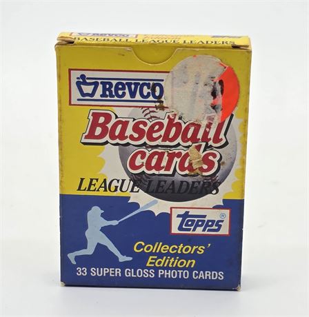 1988 Topps Revco League Leaders