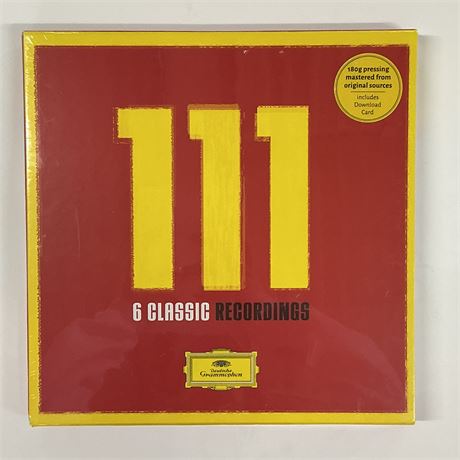 Deutsche Grammophon 111: 6 Classic Recordings Sealed Vinyl Record