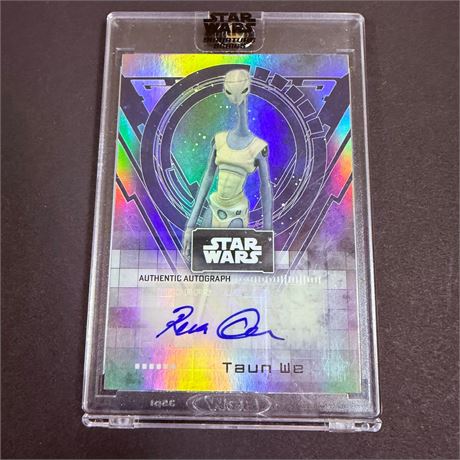 Topps Star Wars Taun We Auto Card